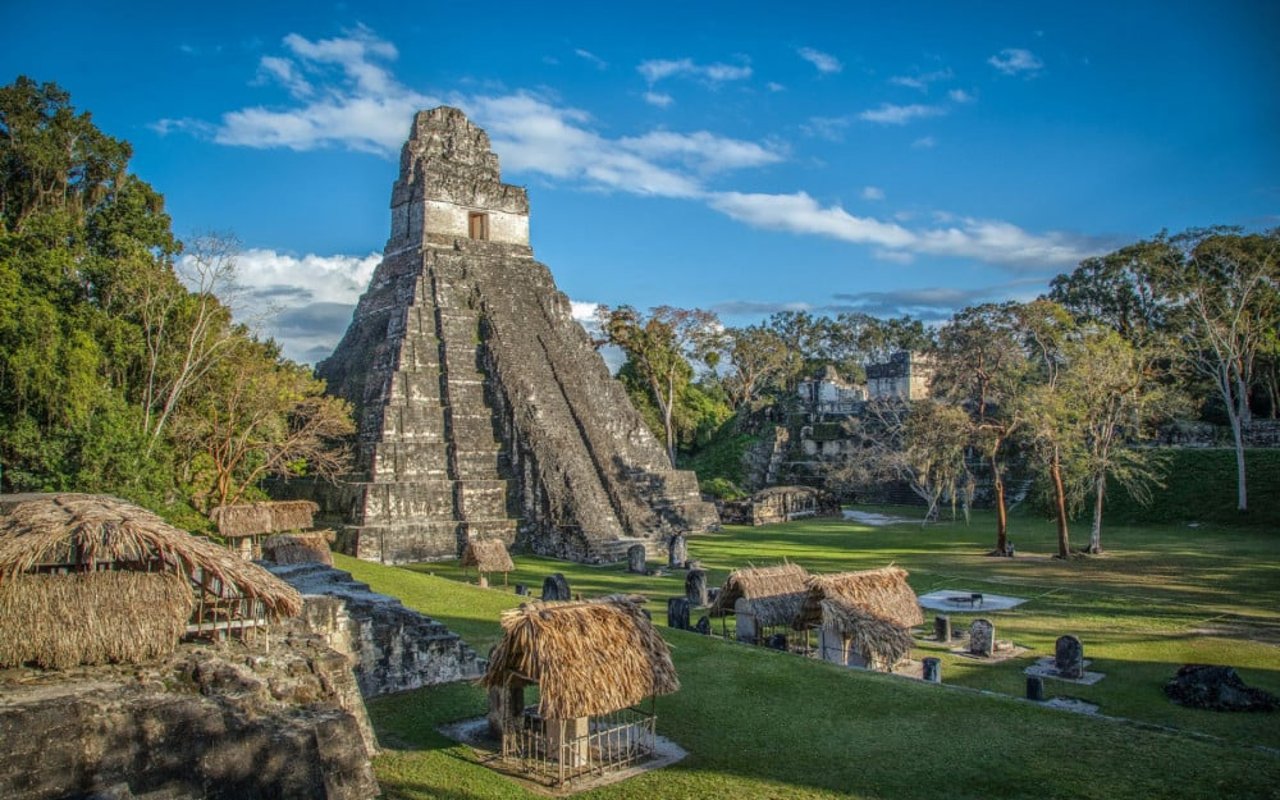 Temple of the Great Jaguar, from  the pre-Columbian Maya civilization in Mesoamerica