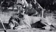 A still of trophy hunters from a World Animal Protection film