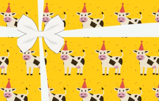 Cow virtual gift promo block image
