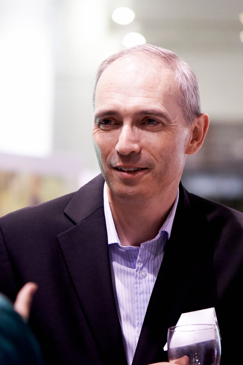 Steve McIvor, our new CEO, at an event in London
